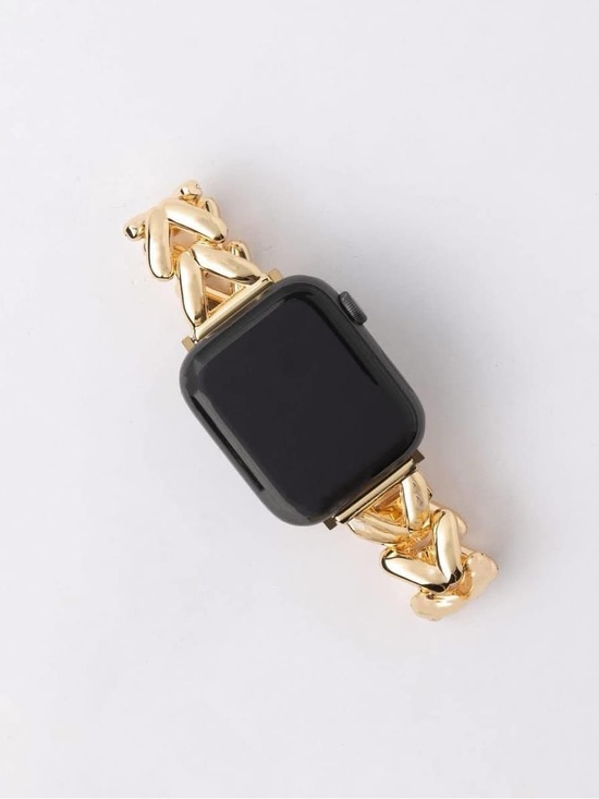 Plunder Accessories - Plunder Golden Elegance Chain Link Apple Watch Band Bracelet 38/40/41mm
